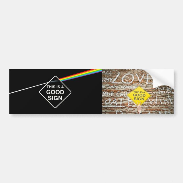 Good Sign art sticker (Front)