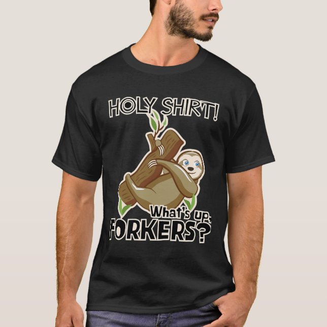 Good Sloth Keep It Clean Mother S Day Father S Day T-Shirt (Front)