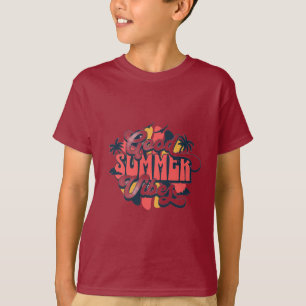 Good Summer Vibes Retro Kids T-Shirt
