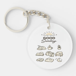 GOOD SUNDAY   Cozy Slow Living Design   LUNIO™ Keychain