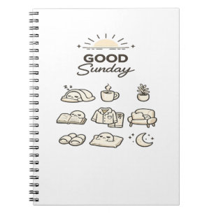 GOOD SUNDAY Cozy Slow Living Design LUNIO™ Notebook