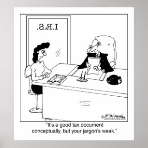 Good Tax Document Conceptually Poster