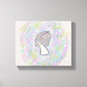 Good Things Angel Painting Wrapped Canvas Art