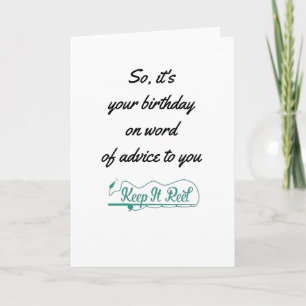 GOOD THINGS COME TO THOSE THAT "BAIT" BIRTHDAY CARD