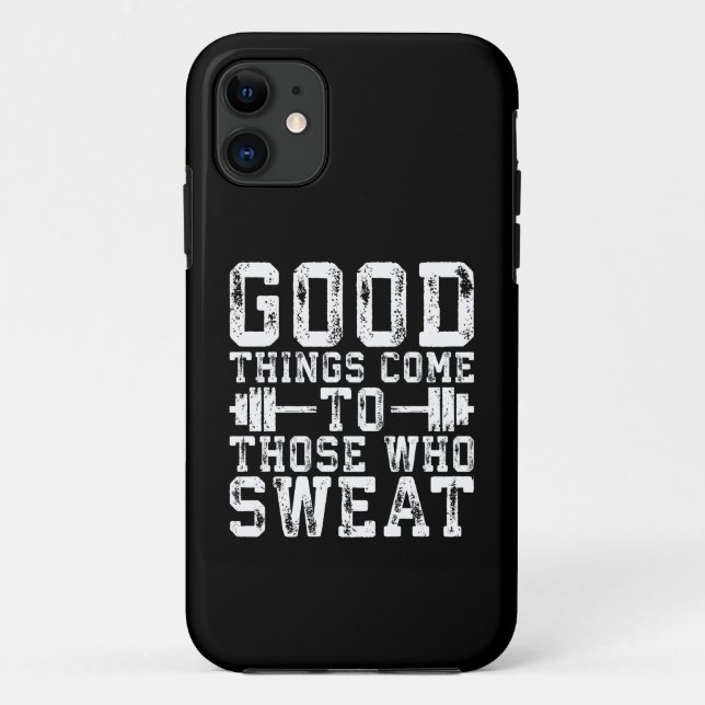 Good Things Come To Those Who Sweat - Inspiration Case-Mate iPhone Case (Back)