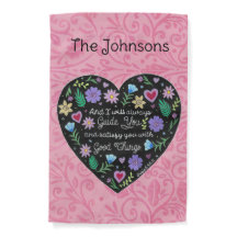 Good Things Floral Heart Personalized