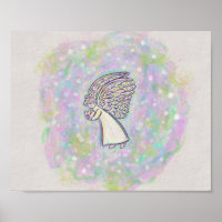 Good Things Guardian Angel Art Print Poster