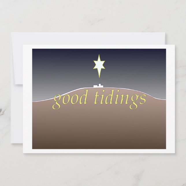 Good Tidings Christmas Card (Front)