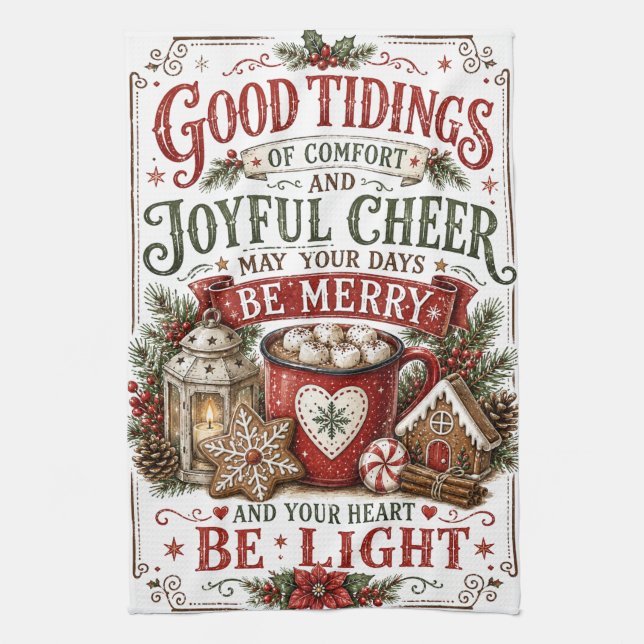 Good Tidings Kitchen Towel (Vertical)
