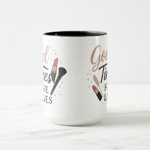 Good Times, Fine Lines (Makeup)   Halloween Gifts Mug