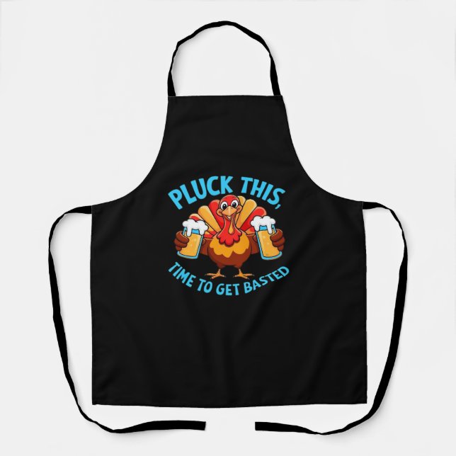 Good Times Happy Thamksgiving Classic T-Shirt Apron (Front)