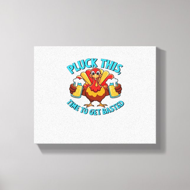 Good Times Happy Thamksgiving Classic T-Shirt Canvas Print (Front)