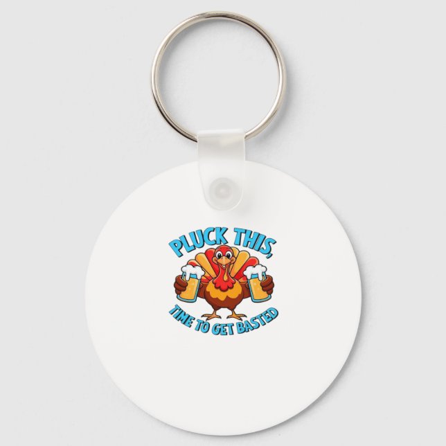 Good Times Happy Thamksgiving Classic T-Shirt Keychain (Front)