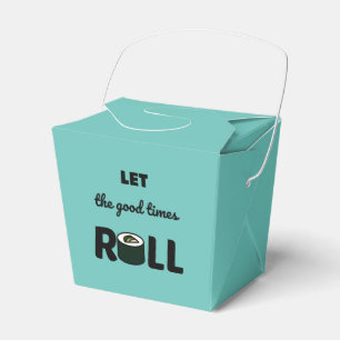 Good times roll kawaii sushi favor box