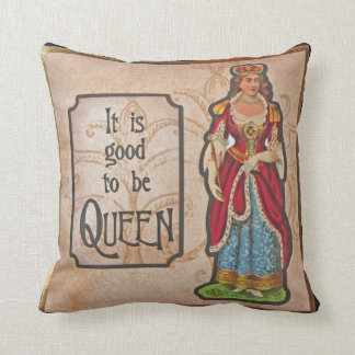 Good To Be Queen Throw Pillow