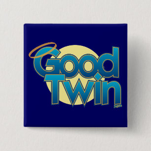 Good Twin 2 Inch Square Button