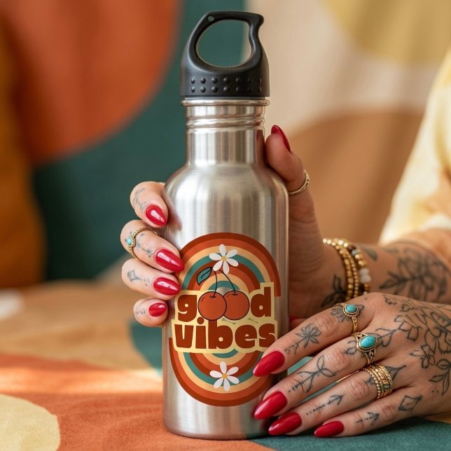 Good Vibes 532 Ml Water Bottle (Creator Uploaded)