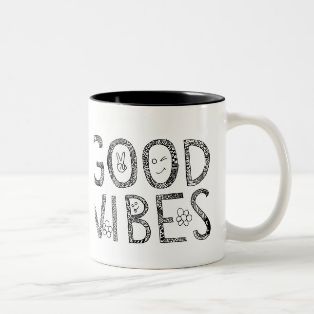 Good Vibes Coffee Mug (Right)