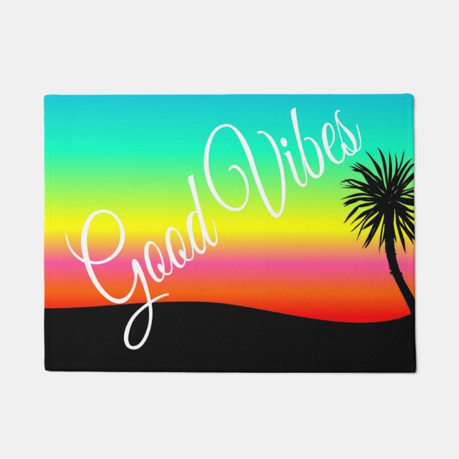 Good Vibes Door Mat (Front)