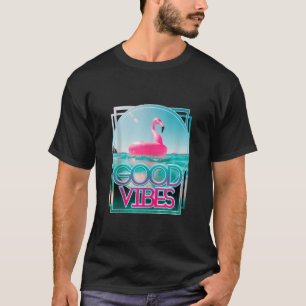 Good Vibes Good Vibes Only EDM Rave Flamingo Tank