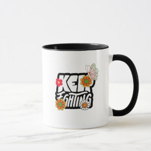 Good Vibes Illustration Typography Mug