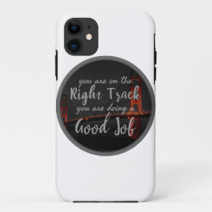 good vibes inspirational quotes for motivation iPhone 11 case