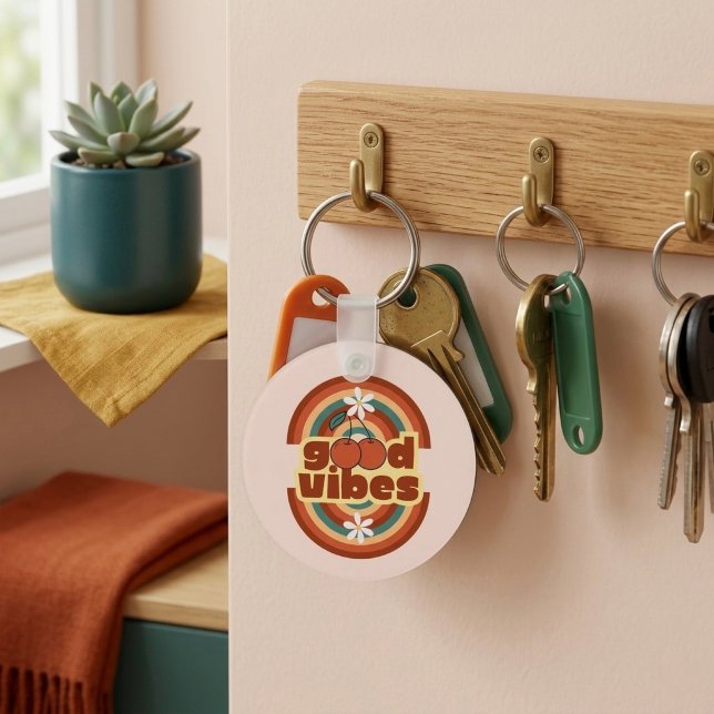 Good Vibes Keychain (Creator Uploaded)