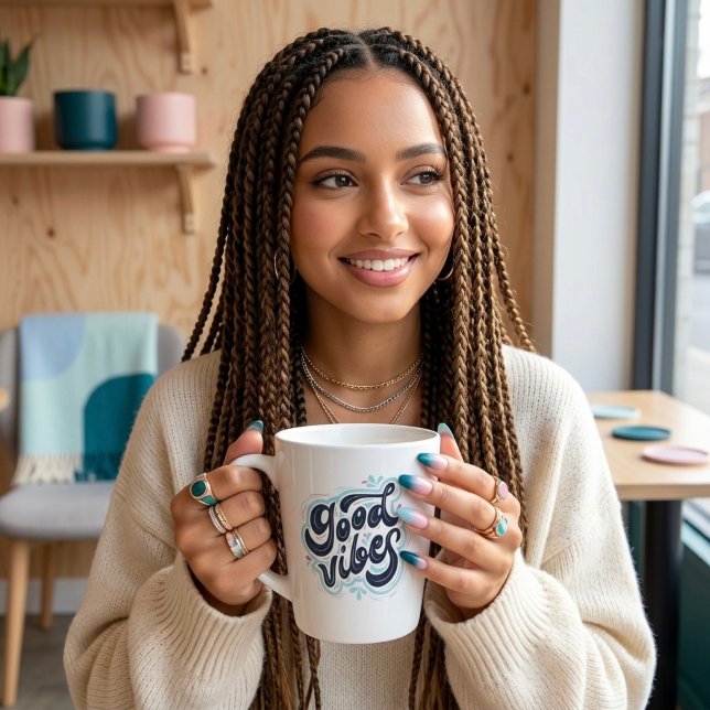 Good Vibes Latte Mug (Creator Uploaded)