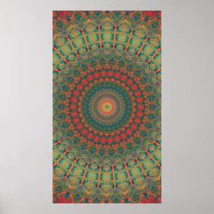 Good Vibes Mandala #1 Poster