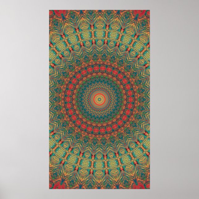 Good Vibes Mandala #1 Poster (Front)