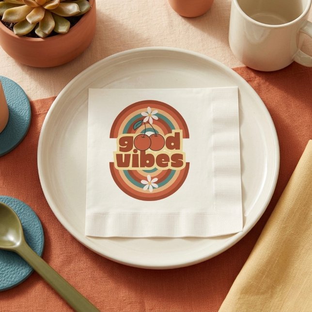 Good Vibes Napkin (Creator Uploaded)