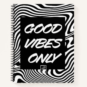 Good Vibes Only 良い雰囲気だけ Solo buenas vibras Notebook