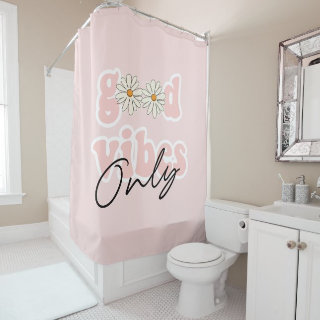 Good Vibes Only 70's Hippie Slogan (In Situ)