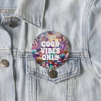 Good Vibes Only button