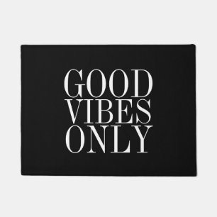 Good Vibes Only - Dorm Decor - Home Decor Doormat