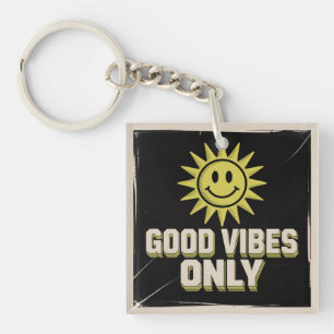 Good Vibes Only Keychain