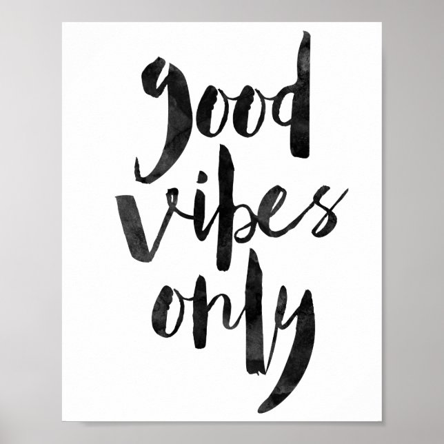 Good Vibes Only Poster (Front)