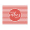 Good Vibes Only Red &  White Typography Quote