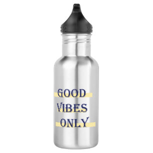 Good Vibes Only Retro Aesthetic Art 532 Ml Water Bottle
