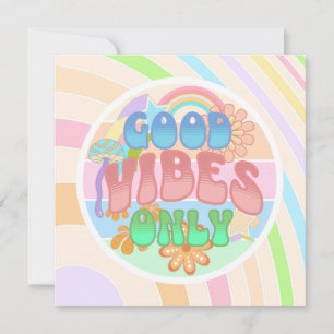 Good Vibes Only   Retro Vintage 