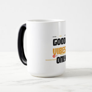 Good Vibes Only Shirt Retro Sun Positive Energy Magic Mug