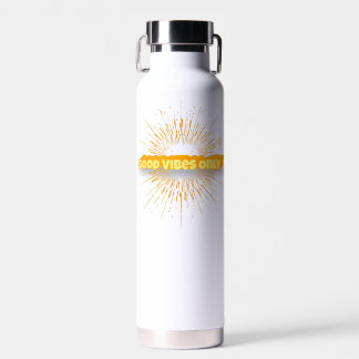 Good Vibes Only – Sunny Motivational Water Bottle