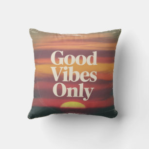Good Vibes Only Throw Pillow
