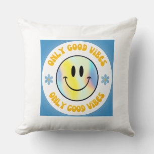 Good vibes only throw pillow