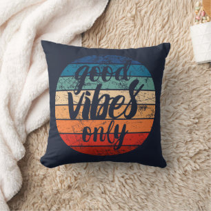 Good Vibes Only Throw Pillow