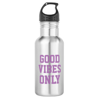Good Vibes Only water bottle
