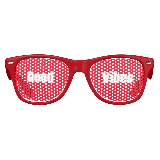 Good Vibes Party Shades-Kids Kids Sunglasses (Front)