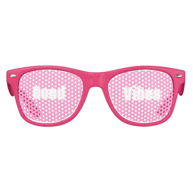 Good Vibes Party Shades-Kids Kids Sunglasses (Front)