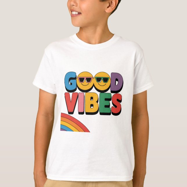Good Vibes: Rainbow Edition T-Shirt (Front)