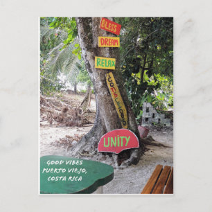 Good Vibes Rasta Bar Puerto Viejo Costa Rica Card